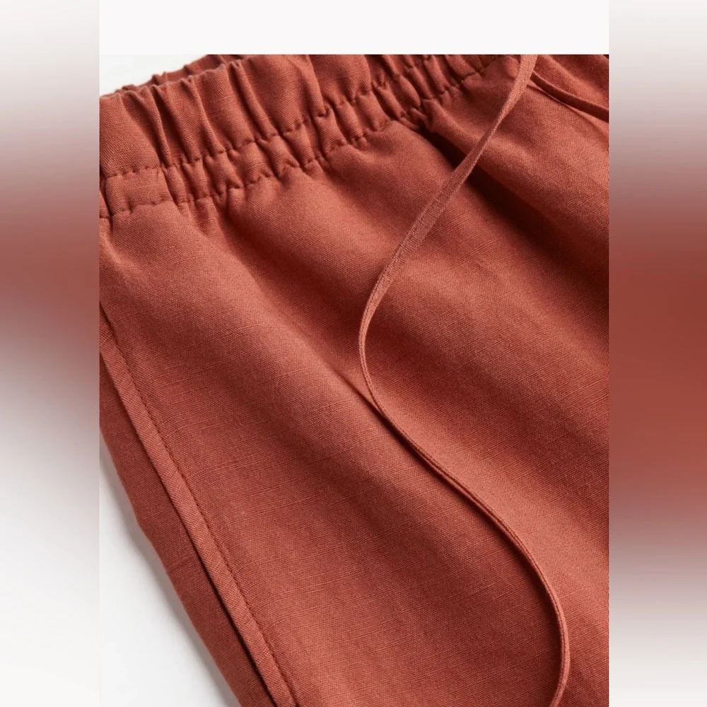 H&M Linen Blend Pants